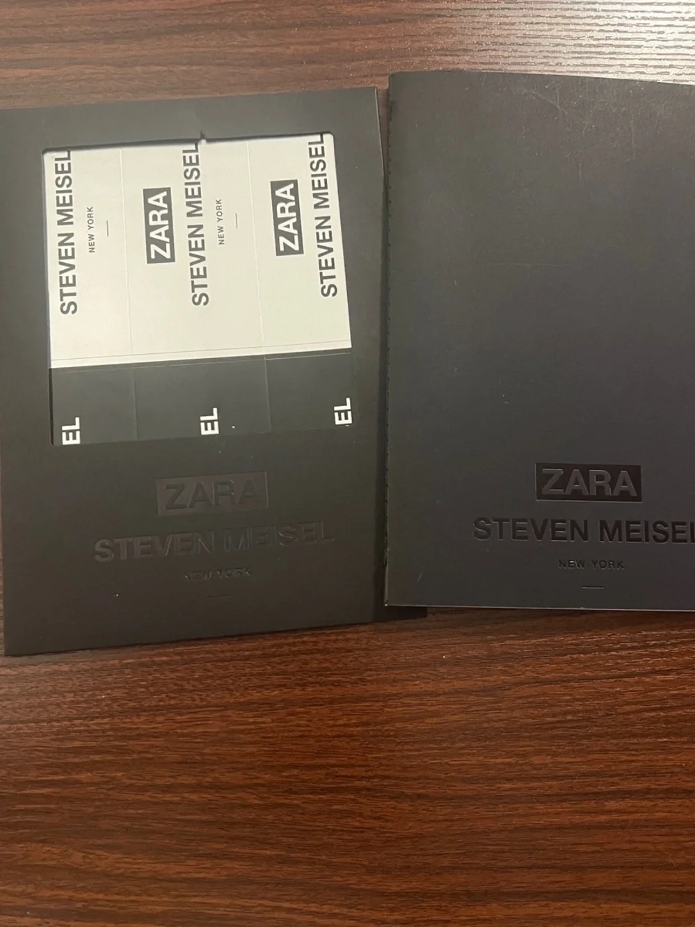 Zara x Steven Meisel -A5 Notebook Sticker Set - Black/Silver NWT